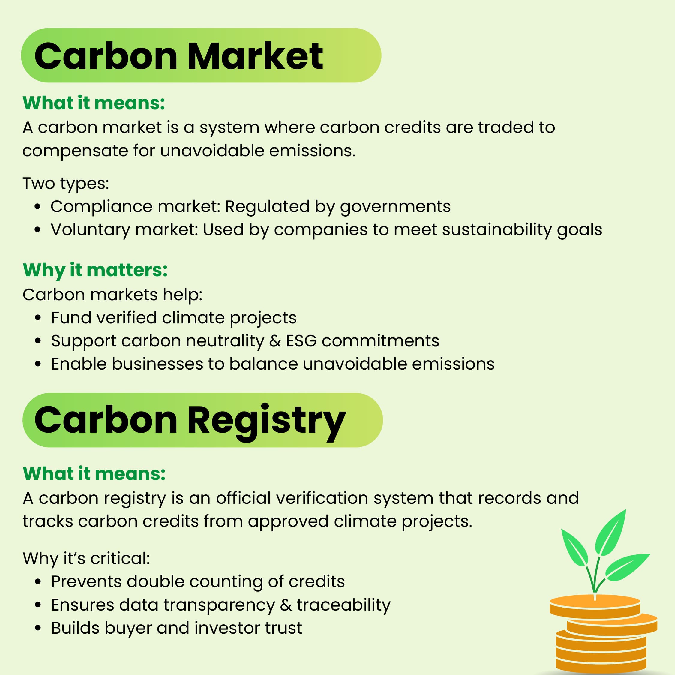 Carbon Markets & Registries