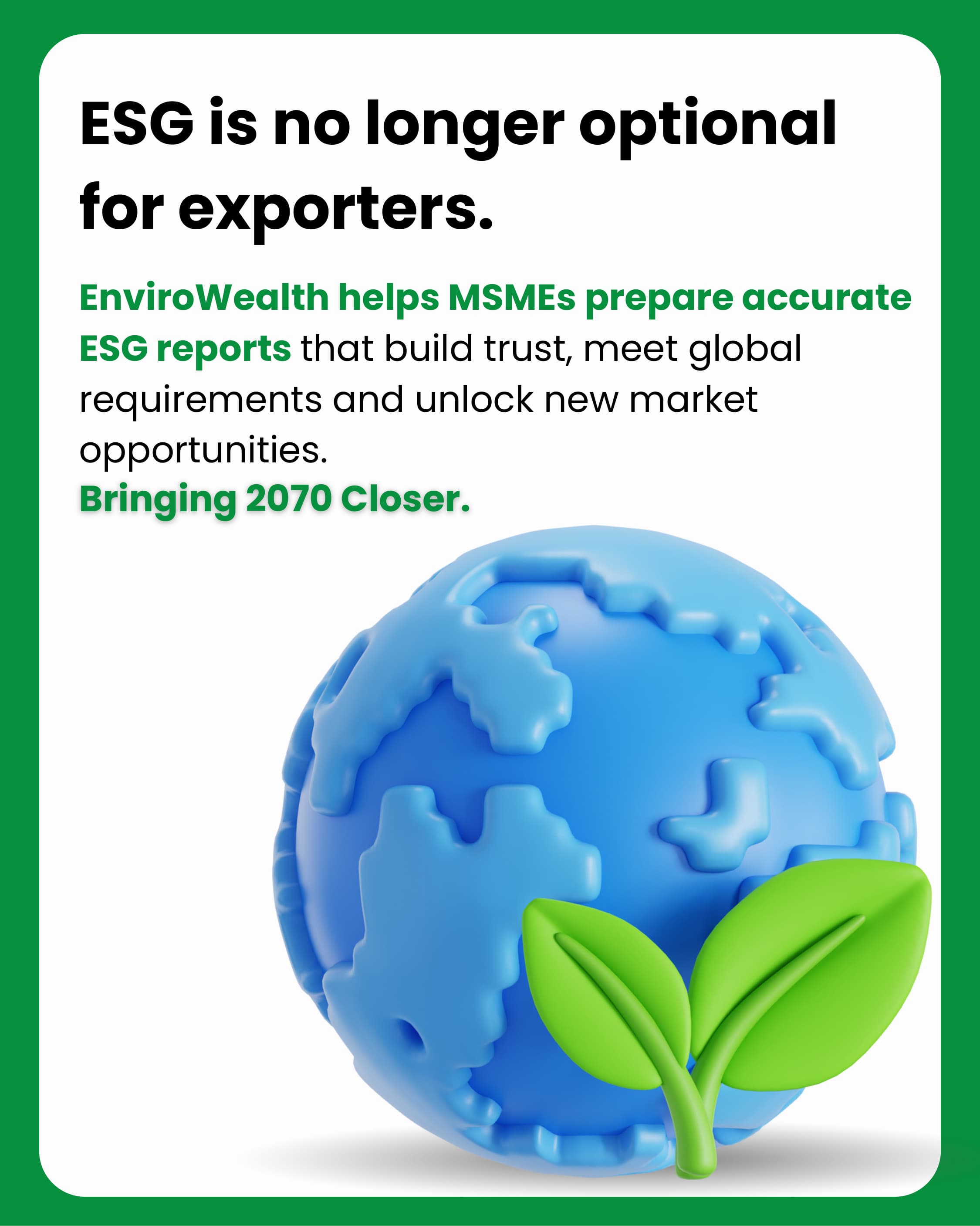 ESG is No Longer Optional for Exporters
